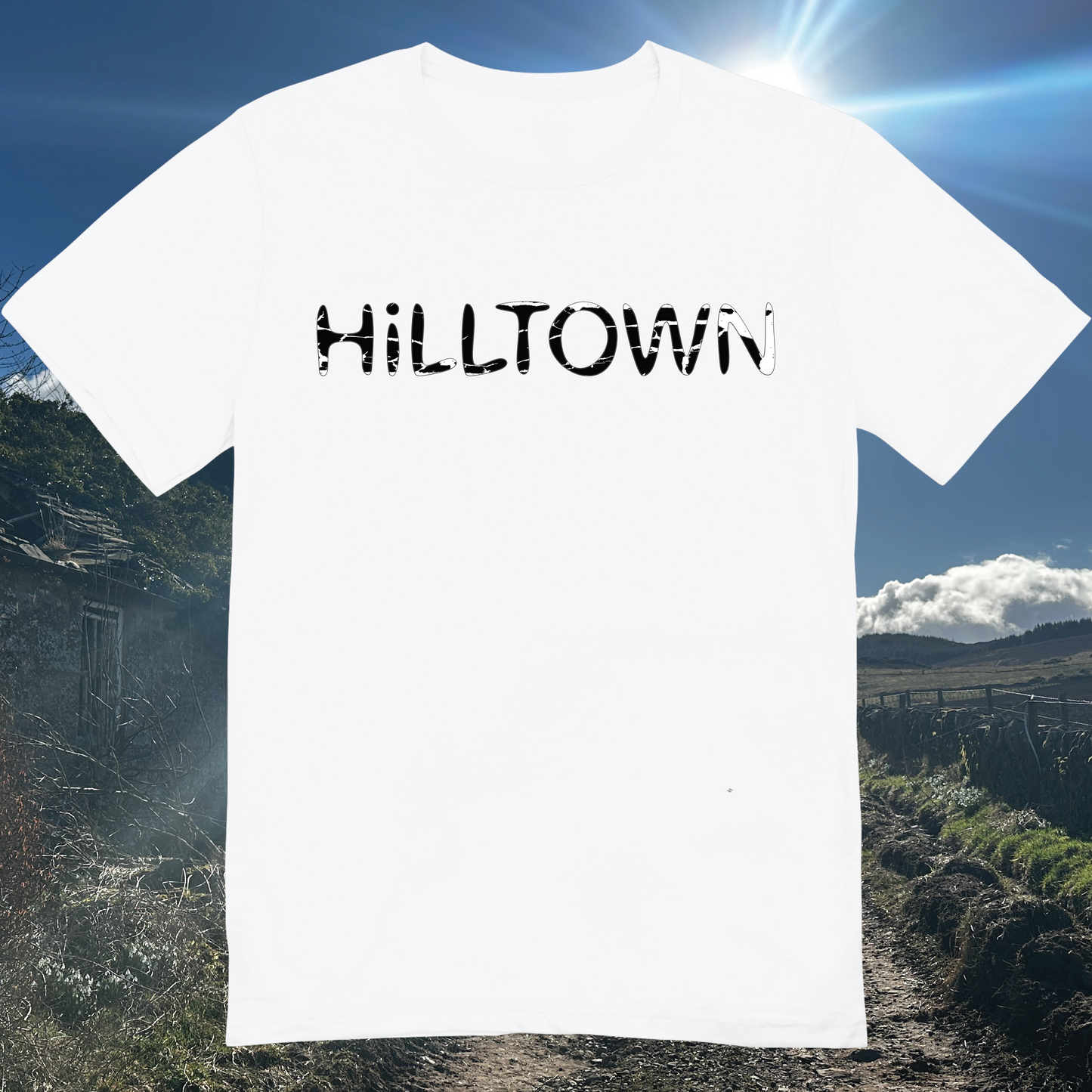 Hilltown Land White T-Shirt Duthchas